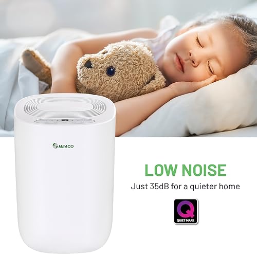 Meaco MeacoDry ABC Dehumidifier (White) Ultra Quiet Dehumidifier