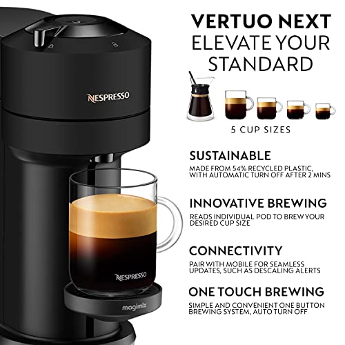 Nespresso Vertuo Next Automatic Pod Coffee Machine for Americano