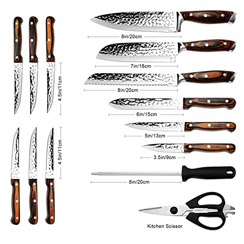 15-Piece Japanese Chef Knife Set