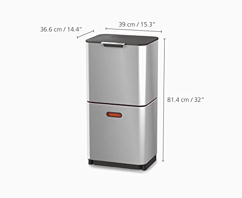 Joseph Joseph Totem Max 60 Litre Waste Separation and Recycling Kitchen Bin