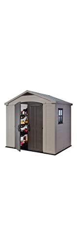 Keter Factor Outdoor Plastic Garden Storage Shed