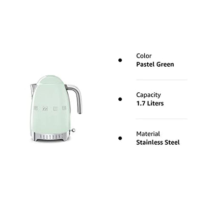 SMEG Pastel Green Stainless Steel 50's Retro