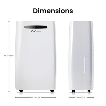 Pro Breeze® 20L/Day Dehumidifier