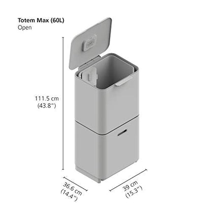 Joseph Joseph Totem Max 60 Litre Waste Separation and Recycling Kitchen Bin
