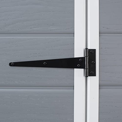 Keter Manor Outdoor Garden Storage Shed, Grey, 4 x 3 ft