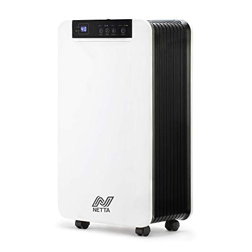 NETTA 12L/Day Low Energy Dehumidifier - Digital Control Panel