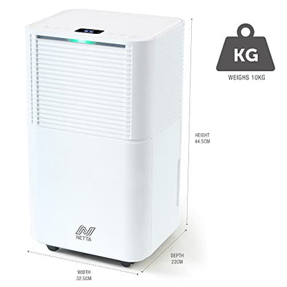 NETTA 12L/Day Low Energy Dehumidifier