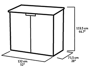 Keter 249319 Store it Out Nova Outdoor Garden Storage Shed