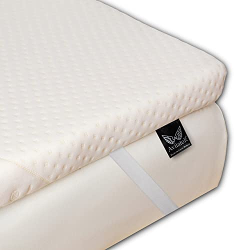 AviiatoR® 5cm Memory Foam Mattress Topper Single Bed