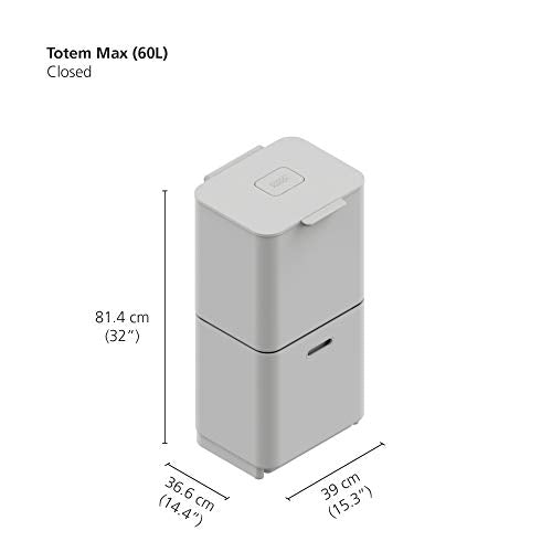 Joseph Joseph Totem Max 60 Litre Waste Separation and Recycling Kitchen Bin