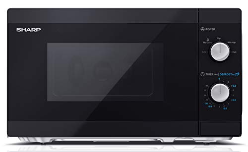 SHARP YC-MS01U-B Compact 20 Litre 800W Manual control Microwave