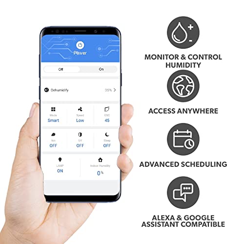 electriQ 12 Litre Smart WIFI Dehumidifier