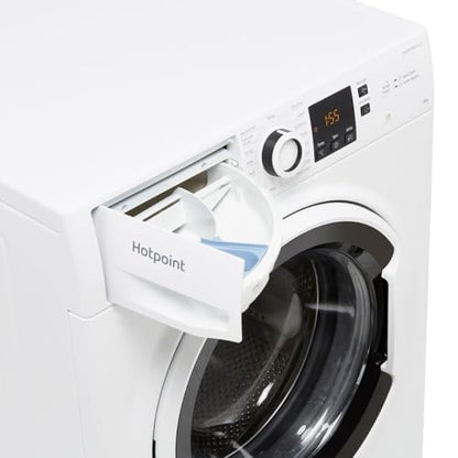 Hotpoint NSWA845CWWUKN 8Kg Washing Machine 1400 RPM B Rated White 1400 RPM