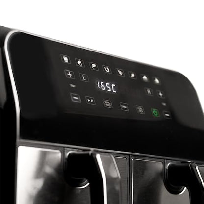 SIA Dual Zone Air SIA Dual Zone Air Fryer in Black, 8L SAF76K