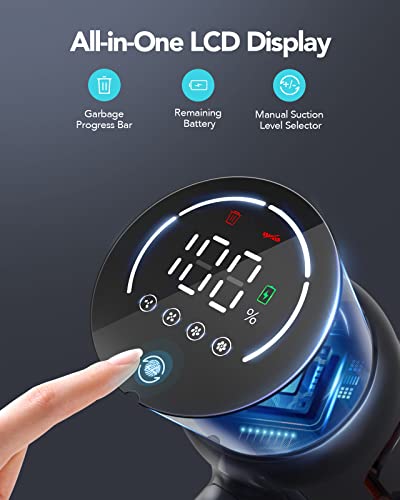 HONITURE S13 Cordless Vacuum Cleaner 450W/38kpa Stick Vacuum Cleaner