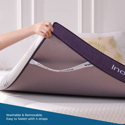 Inofia Sleep Gel Memory Foam Mattress Topper Single