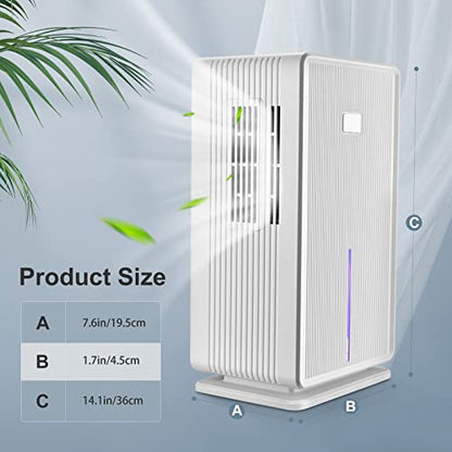 GJCrafts 3000ML Dehumidifier, Dehumidification by Condensing Technology