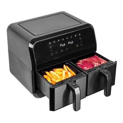 SIA Dual Zone Air SIA Dual Zone Air Fryer in Black, 8L SAF76K
