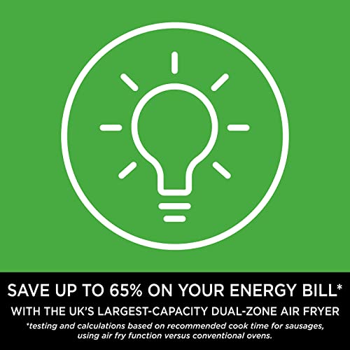 Ninja Foodi MAX Dual Zone Digital Air Fryer Black AF400UK