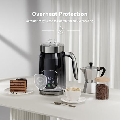 Electric Milk Frother, 14.1OZ/400ML Milk Frother