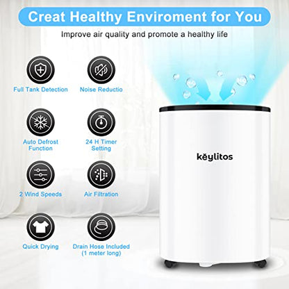 Keylitos 12L Day Dehumidifiers