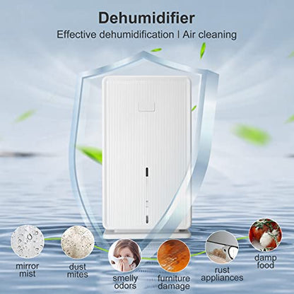 GJCrafts 3000ML Dehumidifier, Dehumidification by Condensing Technology
