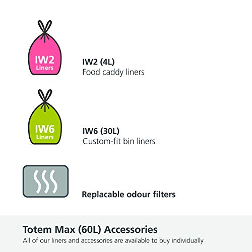 Joseph Joseph Totem Max 60 Litre Waste Separation and Recycling Kitchen Bin