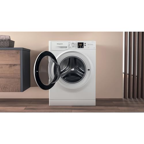 Hotpoint NSWA845CWWUKN 8Kg Washing Machine 1400 RPM B Rated White 1400 RPM