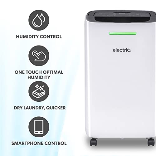 electriQ 12 Litre Smart WIFI Dehumidifier
