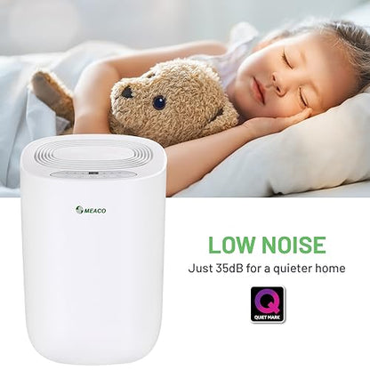 Meaco MeacoDry ABC Dehumidifier (White)  Ultra Quiet Dehumidifier