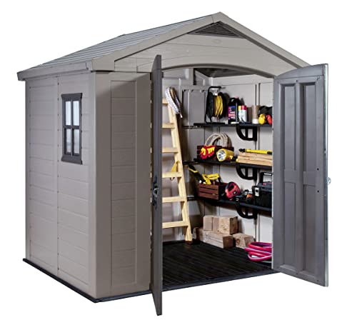 Keter Factor Outdoor Plastic Garden Storage Shed