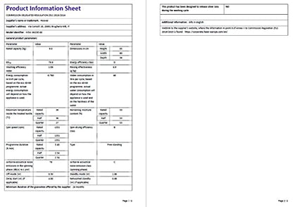 Hoover H-Wash 300 H3W492DE Free Standing Washing Machine