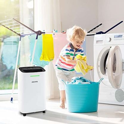 electriQ 12L portable dehumidifier great for 3 bed homes