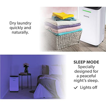 electriQ 12L portable dehumidifier great for 3 bed homes