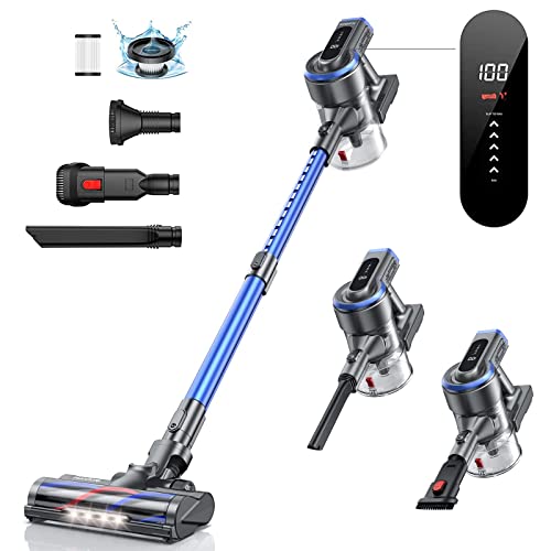 HONITURE Cordless Vacuum Cleaner 450W/38KPa Stick Vacuum Cleaners