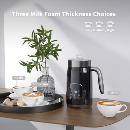 Electric Milk Frother, 14.1OZ/400ML Milk Frother