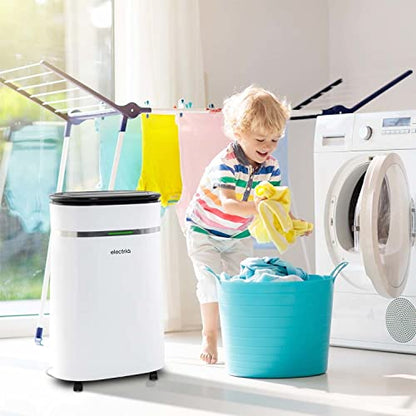 electriQ 12L Low Energy Dehumidifier. Eliminates damp, condensation