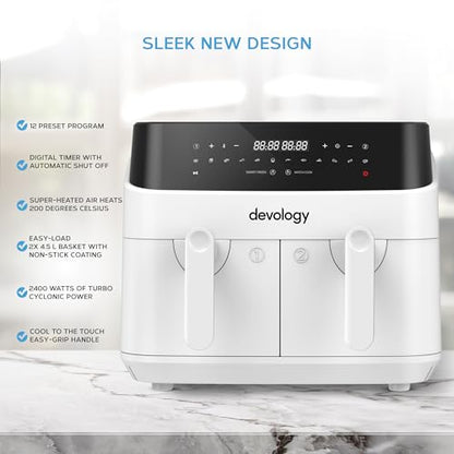 Devology Double Air Fryer