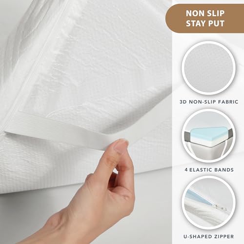 Degrees of Comfort 2 Inch Thick Memory Foam Mattress Topper