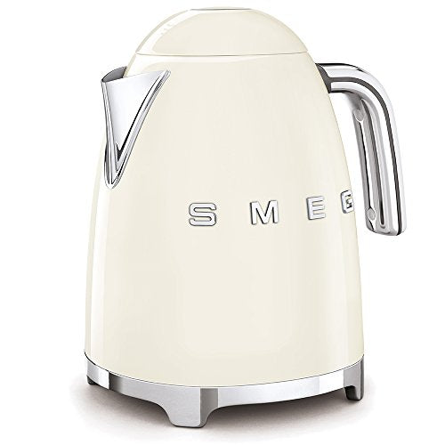 Smeg KLF03CRUK 50's Retro Style Aesthetic Cream Kettle - 1.7 L