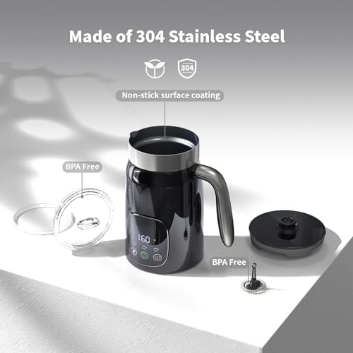 Electric Milk Frother, 14.1OZ/400ML Milk Frother