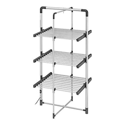 3-Tier Heated Clothes Airer Aluminium BLACK+DECKER 63099