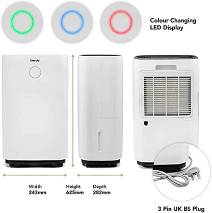 Devola 20L/day Low Energy Dehumidifier