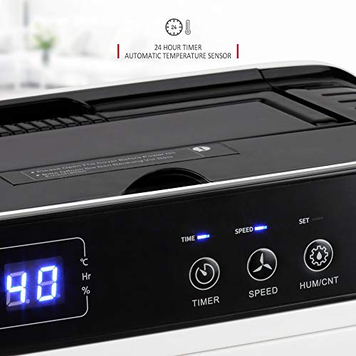 NETTA 12L/Day Low Energy Dehumidifier - Digital Control Panel