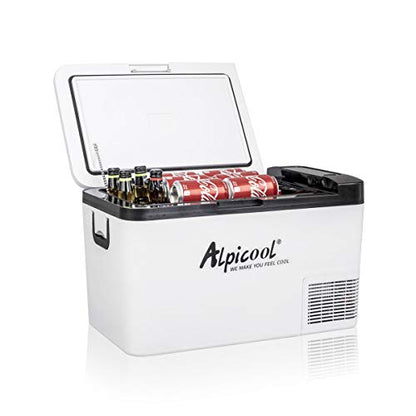 Alpicool K25 25 Liter Portable Car Fridge Freezer 12/24V