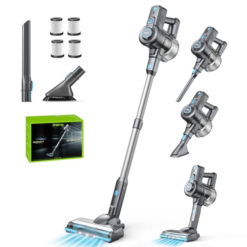 Oraimo Cordless Vacuum Cleaner, 6-in-1 Self-Standing Stick Vacuum Cleaner