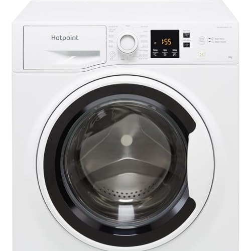 Hotpoint NSWA845CWWUKN 8Kg Washing Machine 1400 RPM B Rated White 1400 RPM