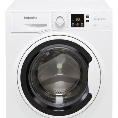Hotpoint NSWA845CWWUKN 8Kg Washing Machine 1400 RPM B Rated White 1400 RPM