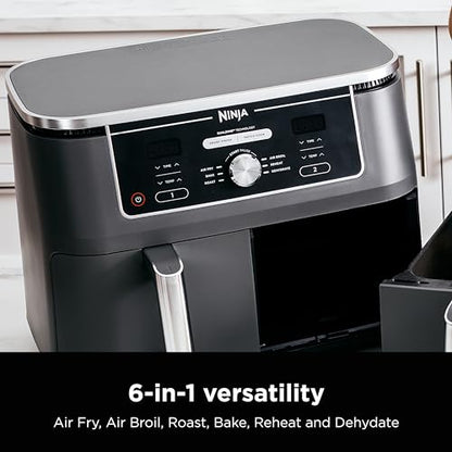 Ninja DZ401 Foodi 10 Quart 6-in-1 DualZone XL 2-Basket Air Fryer