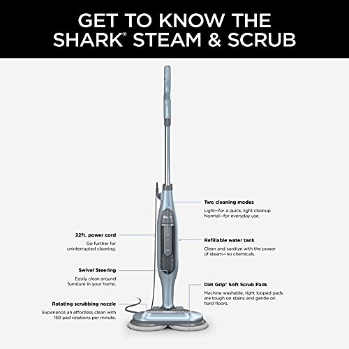 Shark Steam Mop, Steam & Scrub All-in-One